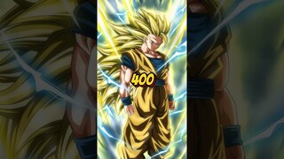 Cuál es el poder de cada Super Saiyan? 🤔