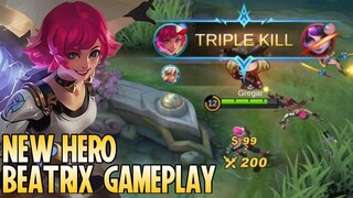 New Hero Beatrix Gameplay - Beatrix Clean Gameplay | Mobile Legends: Bang Bang