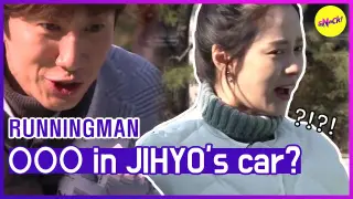 [HOT CLIPS] [RUNNINGMAN] 0000 in JIHYO's car?(Eng sub)