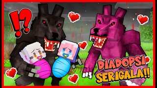 ATUN & MOMON DI ADOPSI OLEH SERIGALA !! Feat @sapipurba Minecraft #sponsored