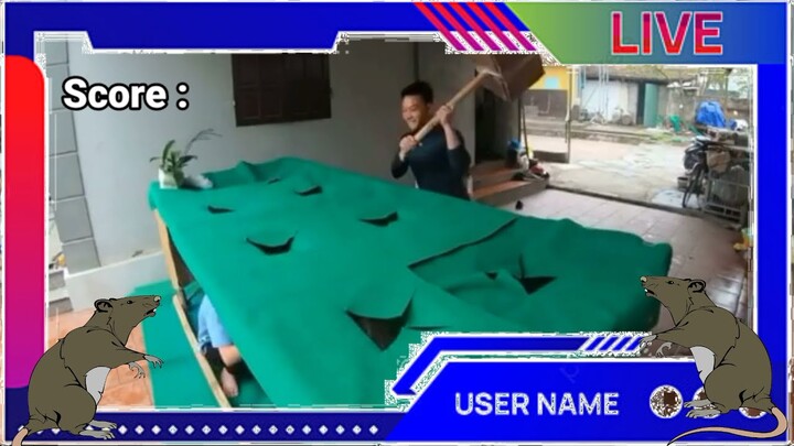 BERMAIN PUKUL TIKUS In Real Life