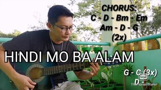 DI MO BA ALAM | Guitar Tutorial for Beginners