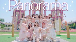 【IZONE再次合体？】全员公主裙❤️史诗级Panorama翻跳｜这永恒盛放的灿烂瞬间！最盛大的春日庆典上海最美城堡上演12人版矮丸刀群舞｜36度高温的打歌舞台
