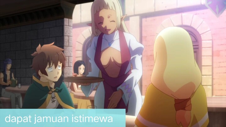 #KompetisiKreasiUnggahan4, cewek blonde ini mendapat jamuan istimewa khusus dirinya