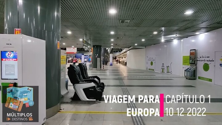 Viagem para Europa  capítulo 1 Aeroporto