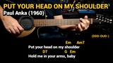 Put Your Head On My Shoulder - Paul Anka (1960) - Easy Guitar Chords Tutorial with Lyrics