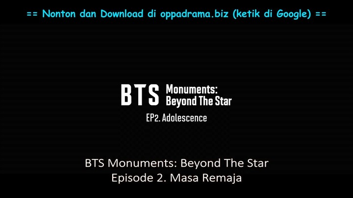 BTS Monuments: Beyond the Star Ep.02