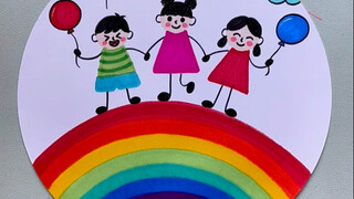 رسومات بسيطة وممتعة ذات طابع عيد الأطفال، هيا ابدأ بالرسم!