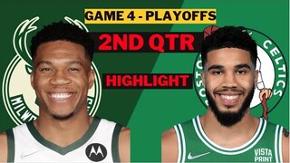 Milwaukee Bucks vs Boston Celtics game 4: 2nd Qtr Highlights | May 9 | NBA 2022 Playoffs