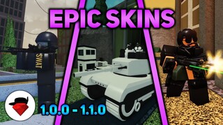 All EPIC Skins | Skins Showcase | Tower Battles [ROBLOX]