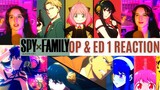 REACTING to *Spy x Family OP & ED 1* SO FUNKY!!! (First Time Watching) Anime Openings