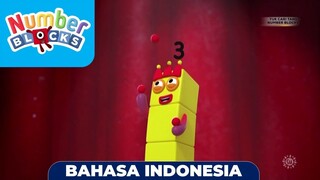 Tiga [S1E04] - Numberblocks (Bahasa Indonesia)