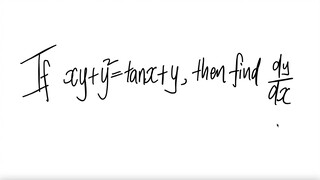 If xy+y^2=tan(x) +y, then find dy/dx