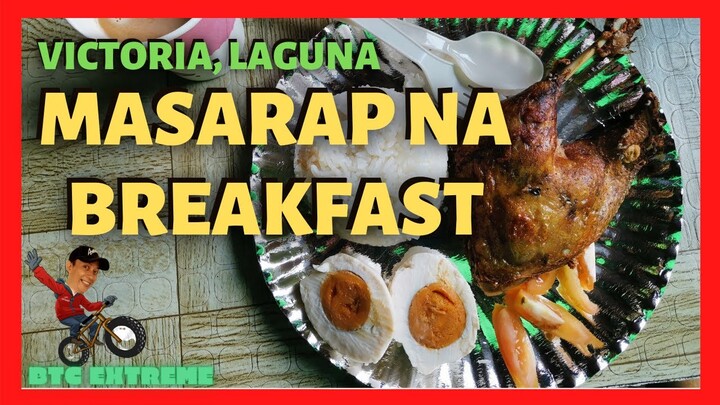 BIKE RIDE | Organic Fried Itik for Breakfast in Victoria | Best Places in Laguna