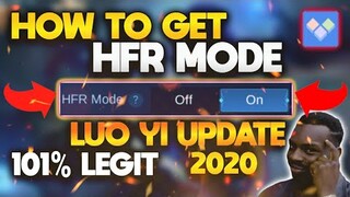 How To Get (HFR MODE) Luo Yi Update | Full Tutorial | - Mobile Legends