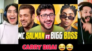 MC SALMAN FT BIGG BOSS | CARRYMINATI Reaction