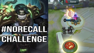 No Recall Challenge | Terizla | No Recall, No Problem