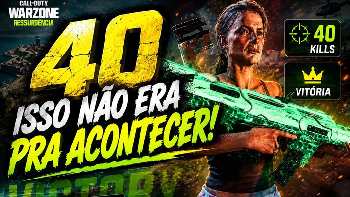 40kills NÃO ERA PARA ACONTECER! #warzone