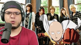 One Punch Man Opening Theme 👊| JAM Project - THE HERO!!  | MUSICIANS REACT