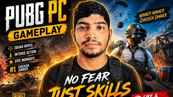 PUBG PC Squad Fight | Rock & House Battle → Final Zone Chaos 😱🔥