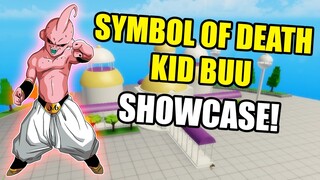 Symbol of Death Kid Buu Legendary Moveset Showcase in Anime Rifts DBZ Adventures Unleashed