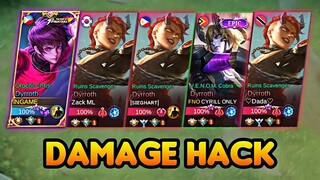 DYRROTH ONE HIT DAMAGE!! | TOP 10 SUPREME DYRROTH USERS PLAY IN MIRROR MODE WHAT WILL HAPPEN?