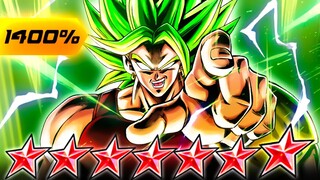 (Dragon Ball Legends) ZENKAI 7, 1400%, 14 STAR RED BERSERK KALE! CERTIFIED L TIER GARBAGE!