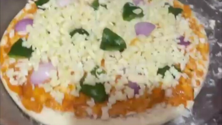 home made pizza first time video