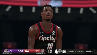 NBA2K22 FULL GAME HIGHLIGHTS LAKERS AT BLAZERS  I NBA Regular Season I February 2, 2022 I NBA 2k22