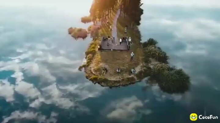 saking bening airnya😱