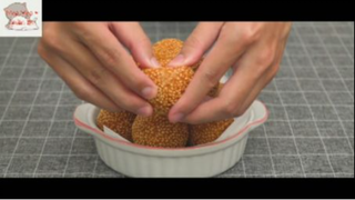 Đồ ăn Nhật : Crunchy sesame balls 1 #deliciousfood