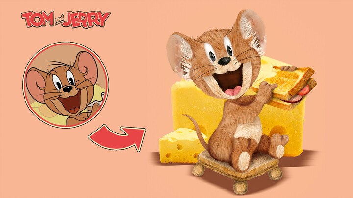 【Chuột và Mèo thật sự】Bản tái hiện “hoàn hảo” poster nhân vật Jerry!
