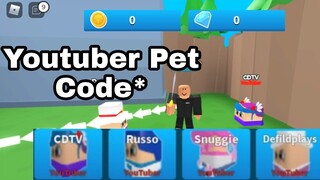 *Code*Bomb Simulator | Best Youtuber Pet For Free | Roblox