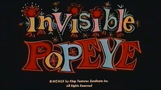 ป๊อปอาย ตอน ป๊อปอายมนุษย์ล่องหน (พากย์ไทย GM) : Popeye the Sailor (TV series) Invisible Popeye