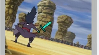 Uchiha Madara VS Allied Forces, but Minecraft sound effects