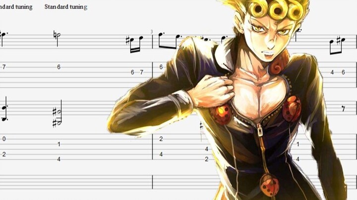 [Guitar Tab] JoJo's Bizarre Adventure il vento d'oro