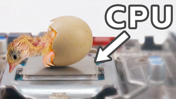 I was born on a CPU.