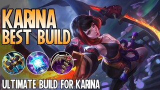 Karina Best Build | Top 1 Global Karina Build Guide | Karina Gameplay - Mobile Legends