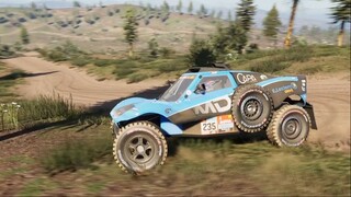 Car MD Optimus Evo 4 in Dakar Desert Rally. MD rallye sport