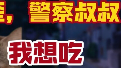 【Cat meme】About my poor friend who mistook the police for Ele.me...