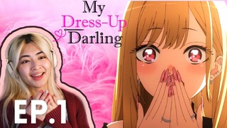 shy boy meets popular girl 💘 | My Dress-Up Darling Ep. 1 reaction & review