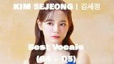 [BEST VOCALS] KIM SEJEONG BEST VOCALS // 김세정 베스트 보컬 (G4 - D5)