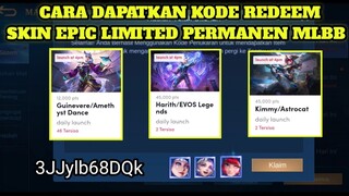 CARA DAPATKAN KODE REDEEM SKIN EPIC LIMITED PERMANEN MLBB!!! EVENT TIKTOK TREATS SERVER PH - MLBB