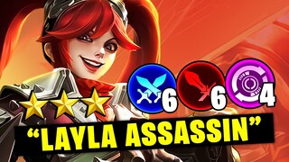 LAWAN DIJAMIN BERCOCORAN - LAYLA ASSASSIN! - Magic Chess Mobile Legends