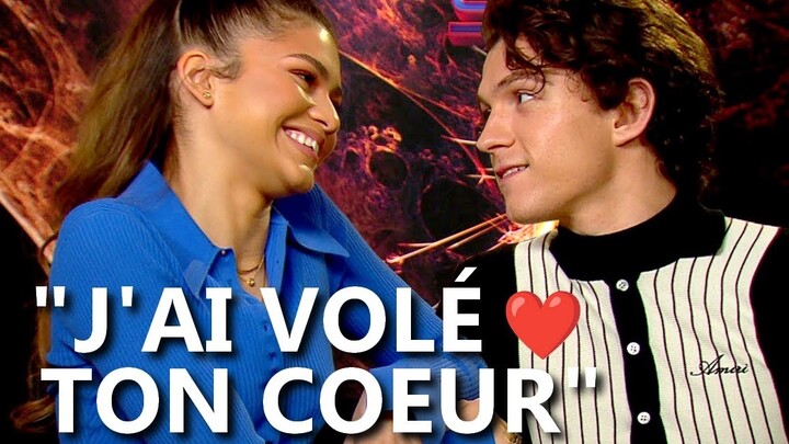 【Vietsub】Zendaya: Đã “đánh cắp” gì từ phim trường? Tom Holland: Trái tim của bạn | Phỏng vấn quảng b