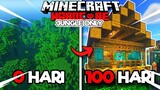 Aku Berhasil Bertahan Hidup 100 Hari Di Minecraft Hardcore Jungle Only