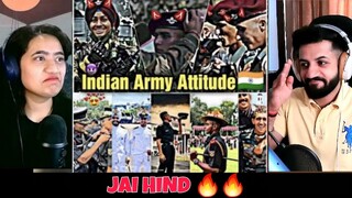 Indian Army Full attitude videos Reaction 🔥😈Indian Army Thug Life