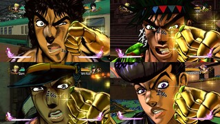 Giorno's Gold Experience Punches All Characters - JoJo's Bizarre Adventure: All Star Battle (60FPS)