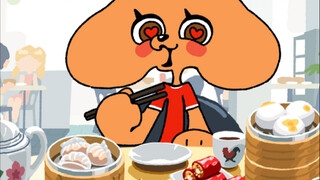 Original Animation | Time for Tea! I dream of drinking tea day and night!