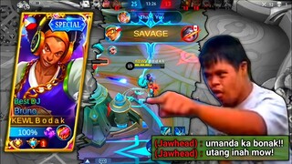 MLBB MEMES VS BRUNO | SAVAGE MEMES | MASTER BODAK | TOP GLOBAL/PHILIPPINES BRUNO | - Mobile Legends